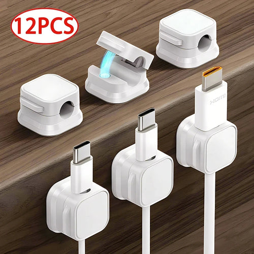 TidyCables - 12 Pack Magnetic Cable Clips